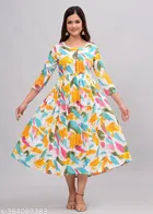 Rayon Kurti for Women, Multicolor 