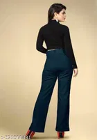 Cotton Blend Trouser for Women 