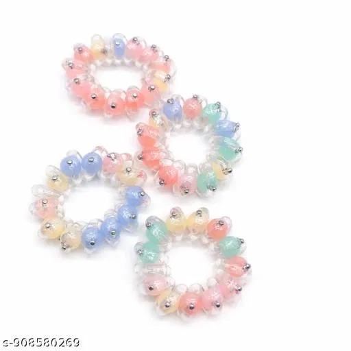 Fun Scrunchies for Women (Multicolor, 3 Pcs)