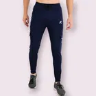 Lycra Nylon Logo Printed Track Pant for Men 