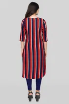 Crepe Striped Kurti for Women 
