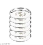 Stainless Steel Dinner Full Plates 