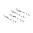 JENSONS Stainless Steel Table fork (18 cm each, Pack of 4)