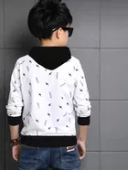 Cotton Blend Printed Hoodies for Boys 