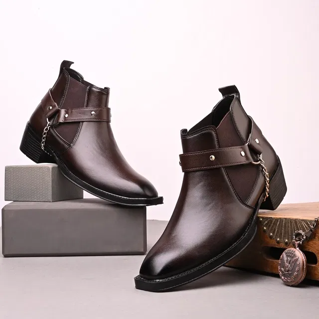 Boots for Men, Brown (8)