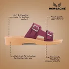 Flats For Women, Maroon 