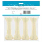 Purepet Pressed Chew Bones, Dog Treats, 10.16 cm - Pack of 4 Bones