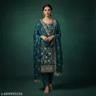 Embroidered Anarkali Suit for Women 