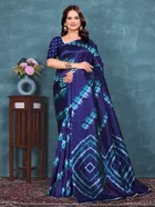 Mysore Silk Printed Saree for Women 