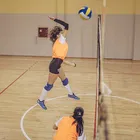 Official Size 4 Volleyball with Air Pump & Net, Yellow & Blue