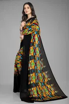 Georgette Printed Saree for Women 