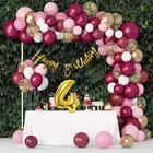 4th Happy Birthday Balloon Decoration Kit, Multicolor, Pack Of 63