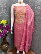 Embroidered Floral Patiala Suit for Women 
