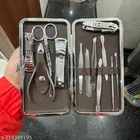 Stainless Steel 12 Pcs Manicure Set 