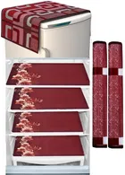 Knit 7 Pcs Fridge Cover Set 