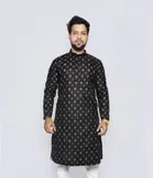 Cotton Printed Full Sleeves Kurta for Men 