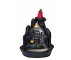 Poly Resin Ganesh & Shiv Smoke Fountain Backflow Waterfall with 108 Cone 