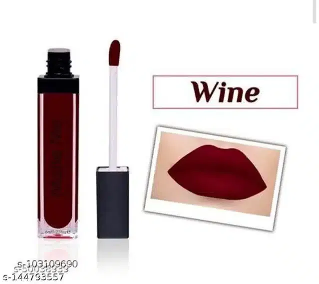 Waterproof Liquid Matte Lipstick (Wine)