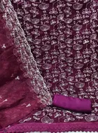 Organza Unstitched Dress Material for Women 