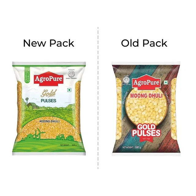 एग्रोप्योर गोल्ड मूंग धूलि दाल 500 g