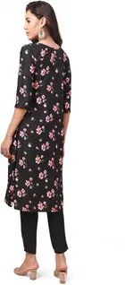 Women Crepe Printed Kurta 