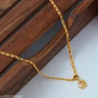 Brass Pendant with Chain for Men & Women (Multicolor)