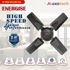 Maxotech Energise Ultra High Speed 24 Inch 600 mm 4 Blade Ceiling Fan  