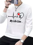 Printed Full Sleeves T-shirt for Men 