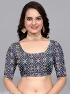 Linen Striped Saree for Women 