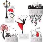 AVV Pooh & City Switch Board Sticker 8x13cm