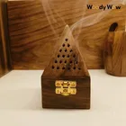 Sheesham Wooden Handicrafts Handmade Incense Holder - Medium 