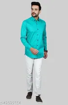 Cotton Blend Full Sleeves Shirt for Men 