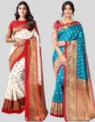 Art Silk Printed Sarees for Women 