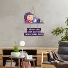KC Arts Not Lazy Funny Wall Hanging