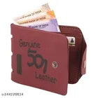 Faux Leather Wallet for Men (Multicolor)