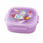 Lunch Box with Fork Purple Space