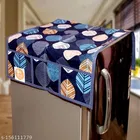 KANUSHI Industries® 1Pc Fridge Cover for Top with 6 Utility Pockets 