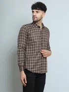 Full Sleeves Checked Shirt for Men 