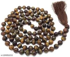 Tiger Eye Mala Crystal Mala Necklace for Men 