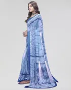 Linen Printed Saree for Women 