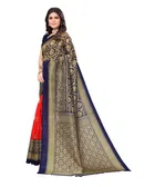 Women's Printed Saree with Blouse Piece 