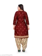 Cotton Printed Salwar Suit for Women 