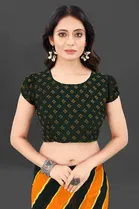 Trendy Georgette Saree with Blouse Piece For Women 