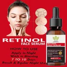 Haria Naturals Advanced Retinol Professional Face Serum Anti-Aging & Wrinkle Reducer-Skin Clearing Face Serum-Brightens Skin Tone, Reduces Wrinkes, Fine Line & Repairs Sun Damage (30 ml) (B-15112)