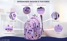 Polyester Backpack Bag, Multicolor