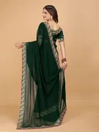 Georgette Self-Design Saree for Women 