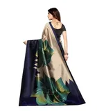 Art Silk Sarees for Women, Navy Blue 