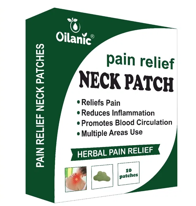 Oilanic Neck Pain Relief 10 Pcs Heat Patches (Pack of 1)