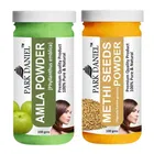 Park Daniel 100% Pure & Natural Amla Powder & Methi Seeds Powder 