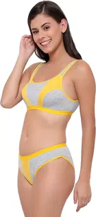 Cotton Blend Lingerie Set for Women 